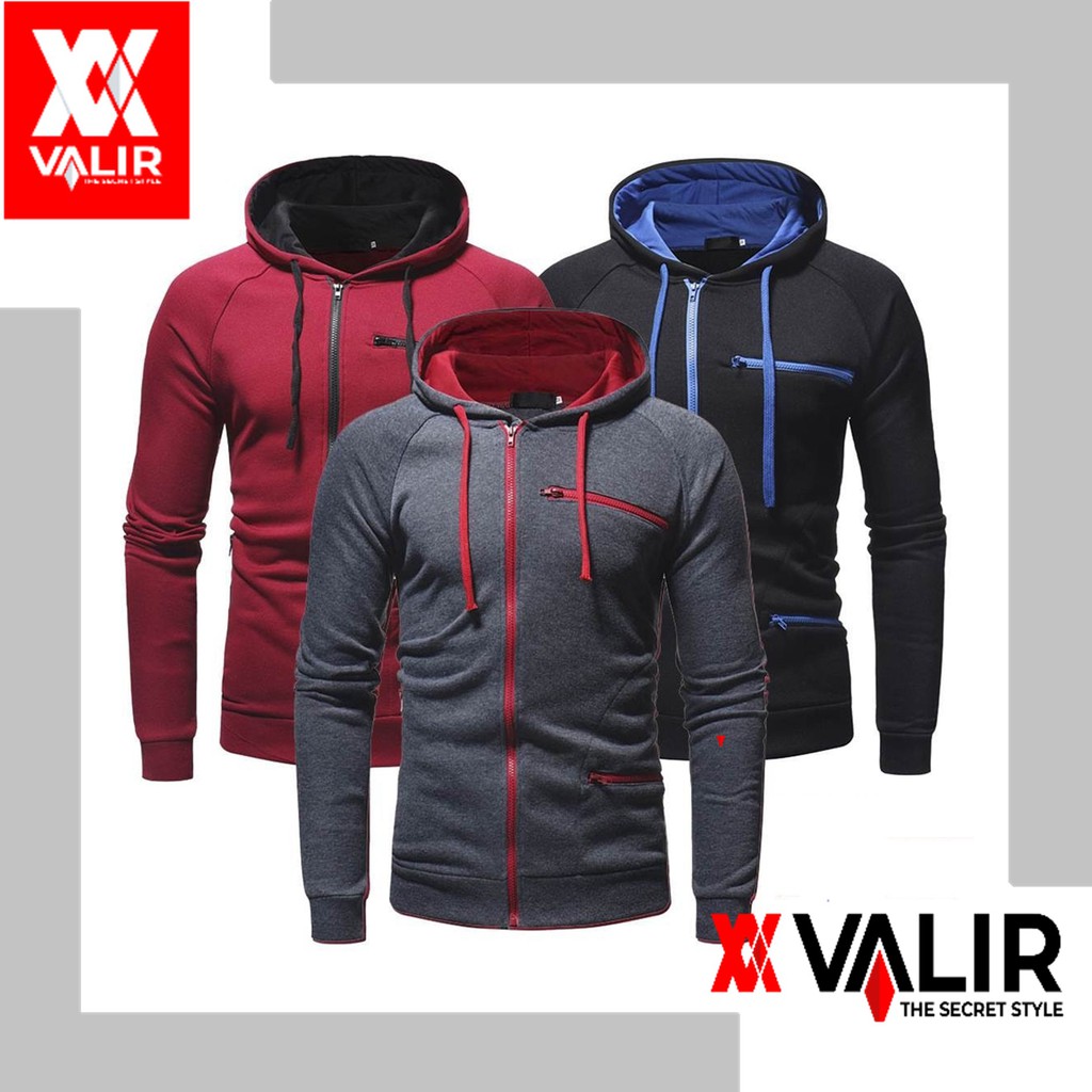 Jaket Keren King Calvin sweater kanvas pria Valir Apparel