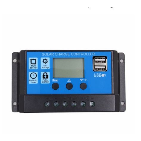 Jual Solar Charge Controller A V V Panel Surya Charger Lcd A