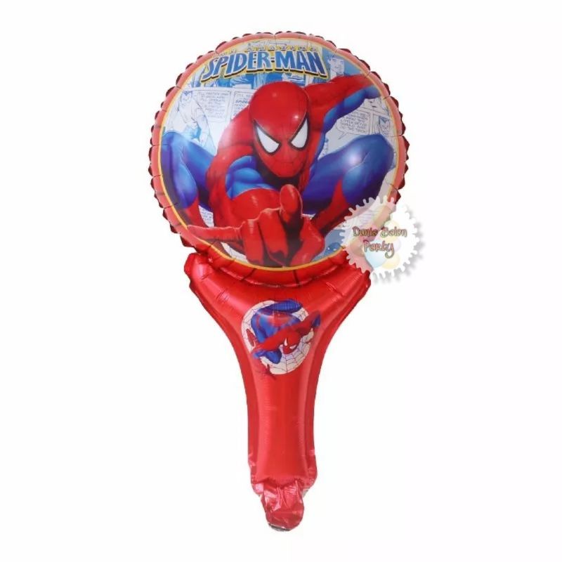 Balon Foil Pentung / Balon Tongkat Spiderman