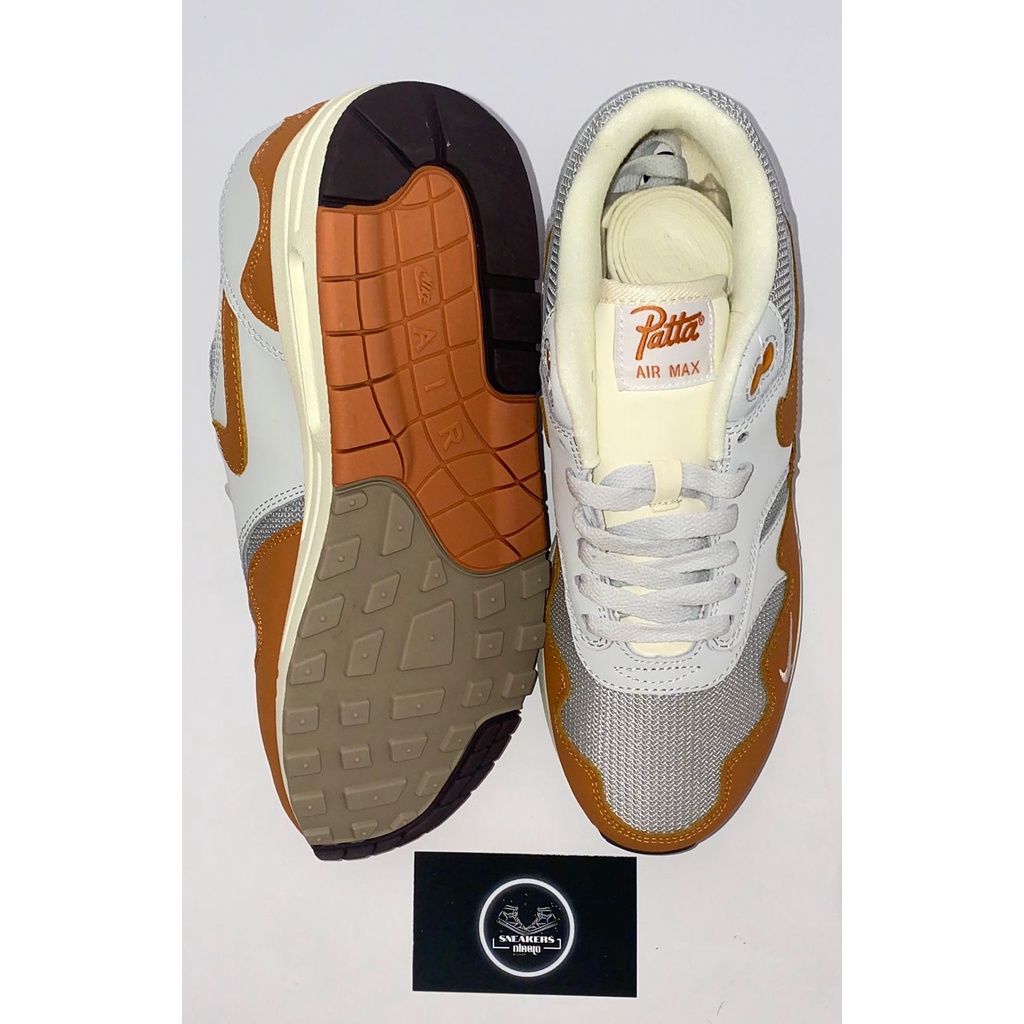 Nike Air Max Airmax 1 Patta Monarch BNIB 100% Original Material GUARANTEE