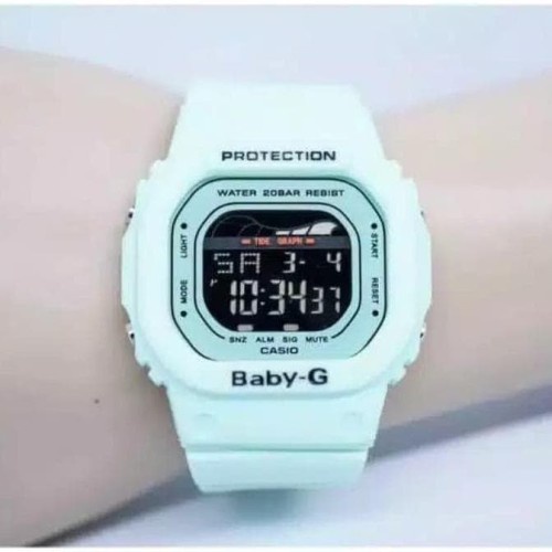LS Jam tangan casio baby g BGA-550 led digital strap rubber jam tangan wanita-5