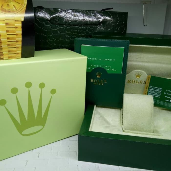 PREMIUM BOX ORI KOTAK ORI JAM TANGAN PRIA ROLEX HIGH END FULLSET 