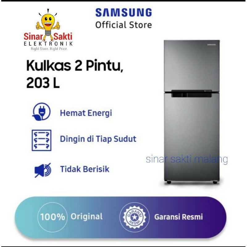 Kulkas Samsung 2 pintu RT19M300BGS Digital Inverter Lemari es