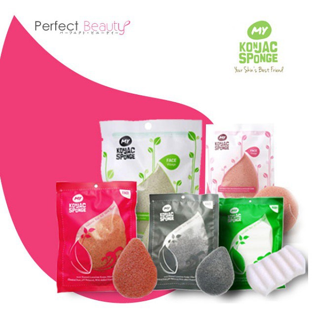 My Konjac Sponge All Natural Facial/Body Sponge