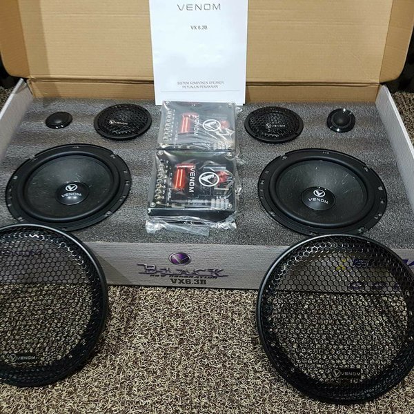 Speaker 3Way Venom Black Series VX6.3B NEW The Best