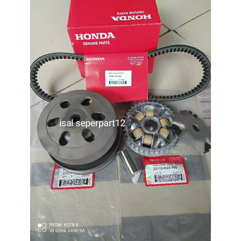 FULL SET PAKET CVT HONDA BEAT POP/BEAT FI ESP/BEAT STREET/VARIO 110 ESP/ORI