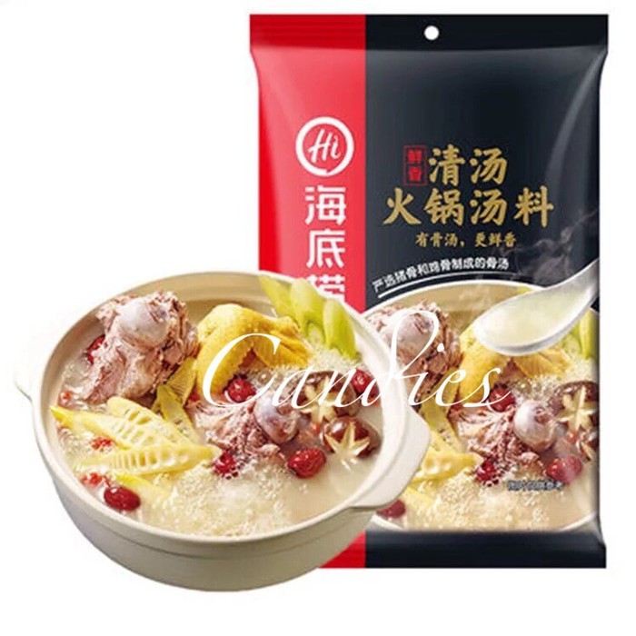 

Hai Di Lao Hot Pot Seasoning Sup Kaldu Steamboat Bone Broth Flavor / Bumbu instan/ Haidilao