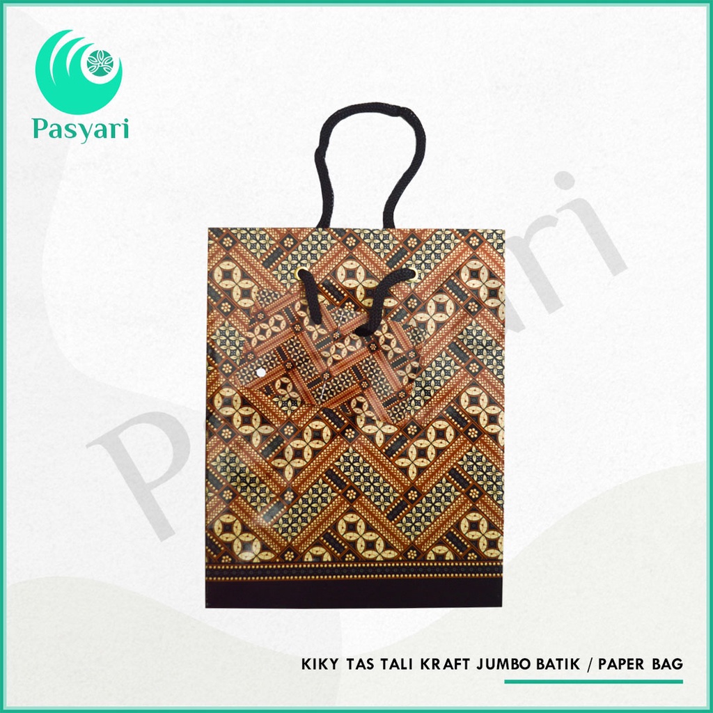 

Kiky Tas Tali Kraft Jumbo Batik / Paper Bag