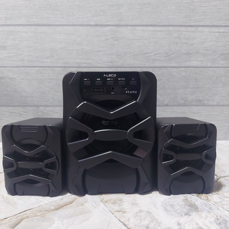 Ready Stok Speaker Komputer Gaming Fleco FT21FU Speaker Bluetooth MultiFungsi