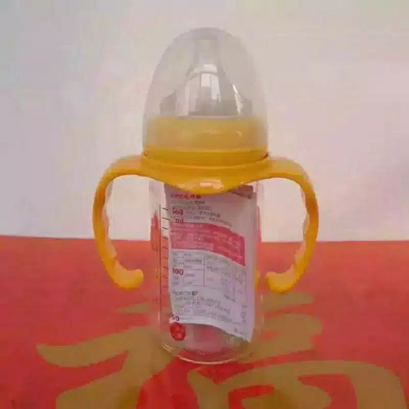 Gagang/Pegangan Botol Susu Untuk botol Pigeon Wide Neck/Berbadan Lebar(Tanpa Botol)