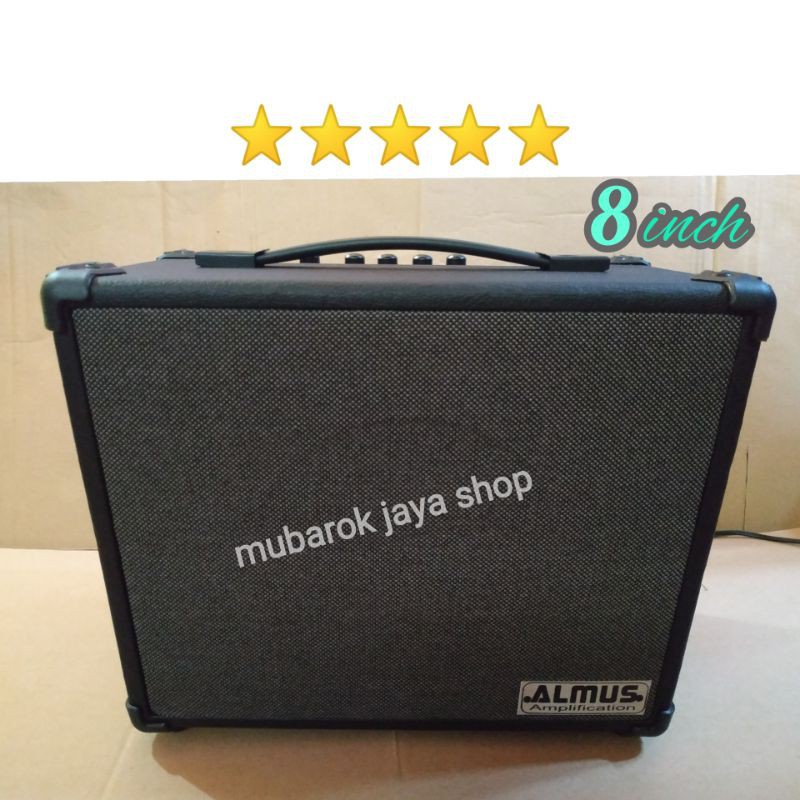 Ampli gitar bass DRUM elektrik  8inch  ALMUS ori amplifier bass gitar