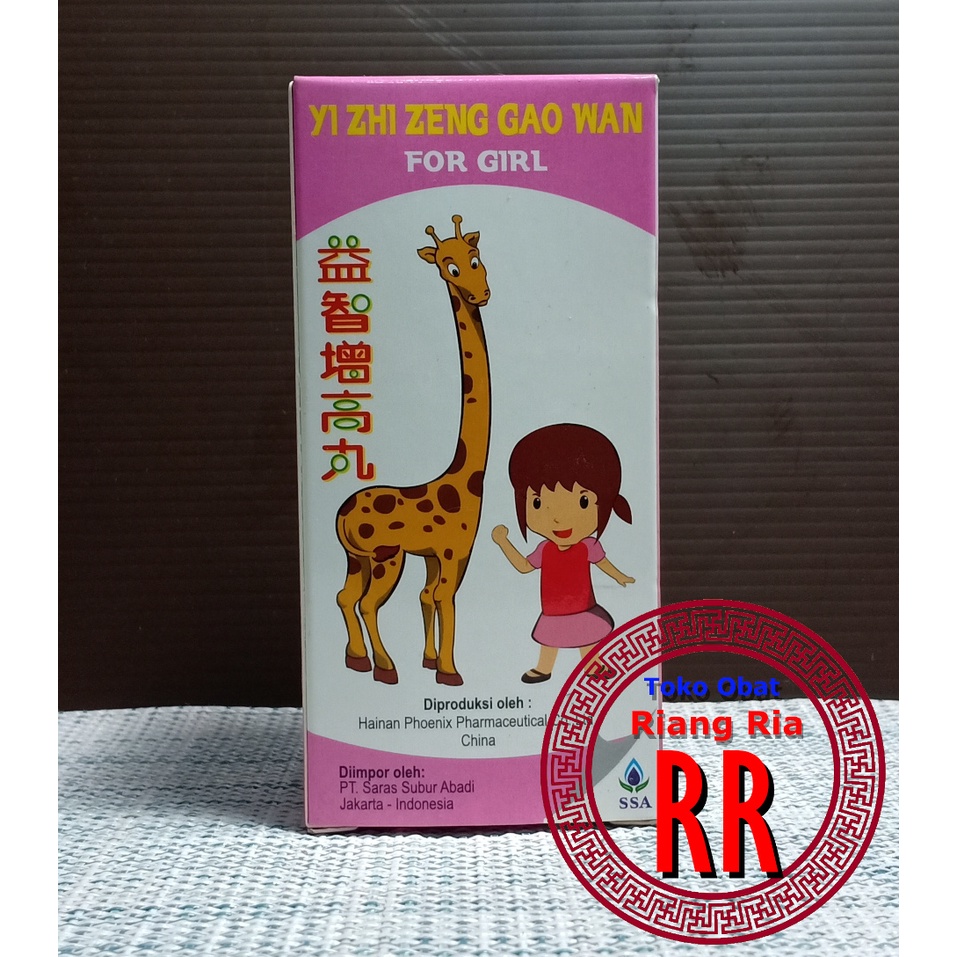 Vitamin Jerapah GIRL - yi zhi zheng gao wan - vitamin peninggi - Perempuan