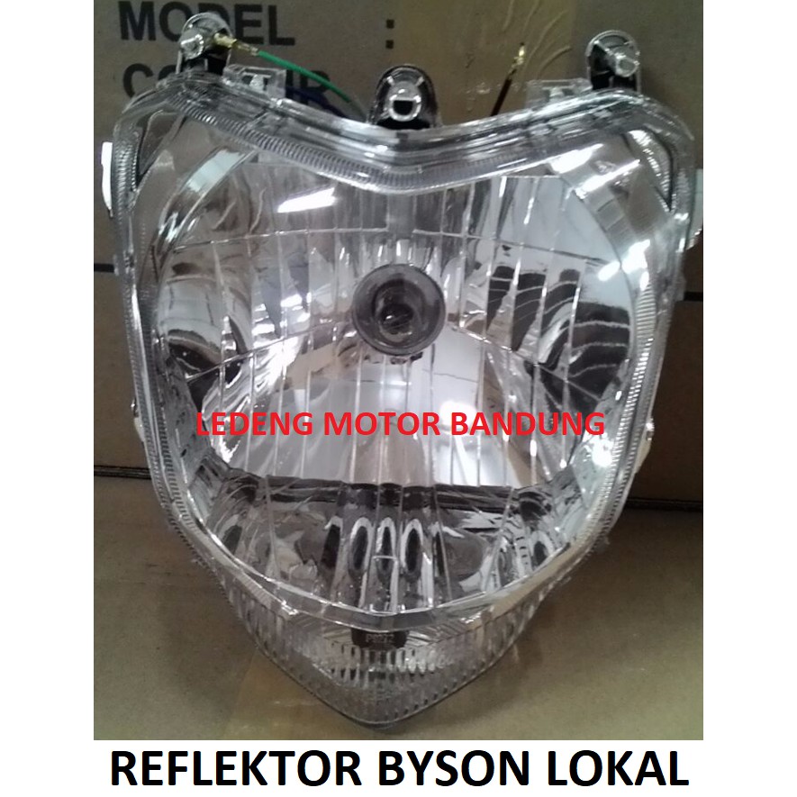 Reflektor Byson Headlamp Lampu Depan Lokal