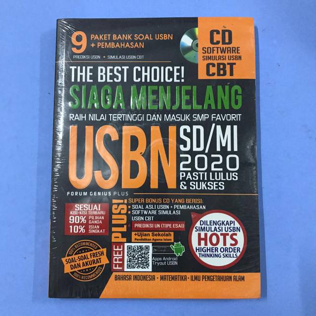 The Best Choice Siaga Menjelang USBN SD/MI 2020 Bonus CD CBT