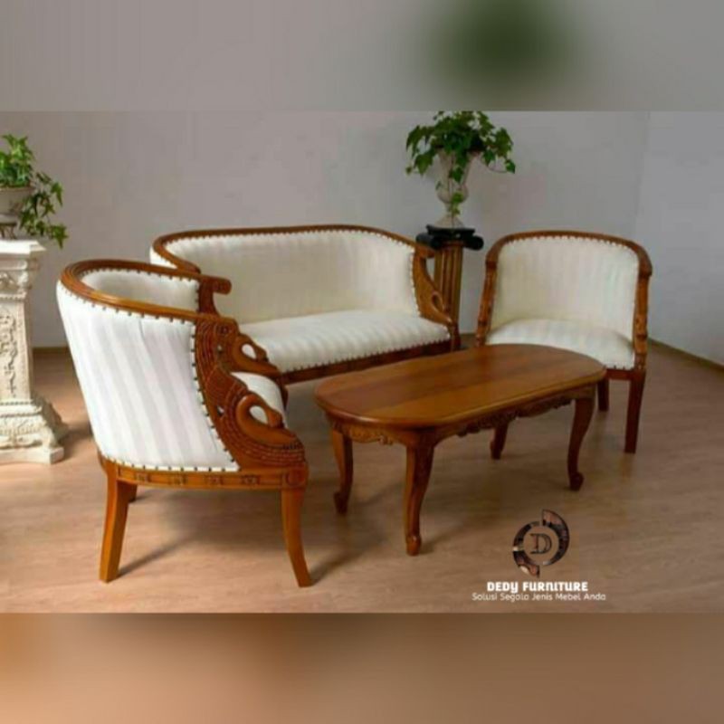 Kursi tamu retro kursi tamu minimalis kursi tamu kayu jati furniture
