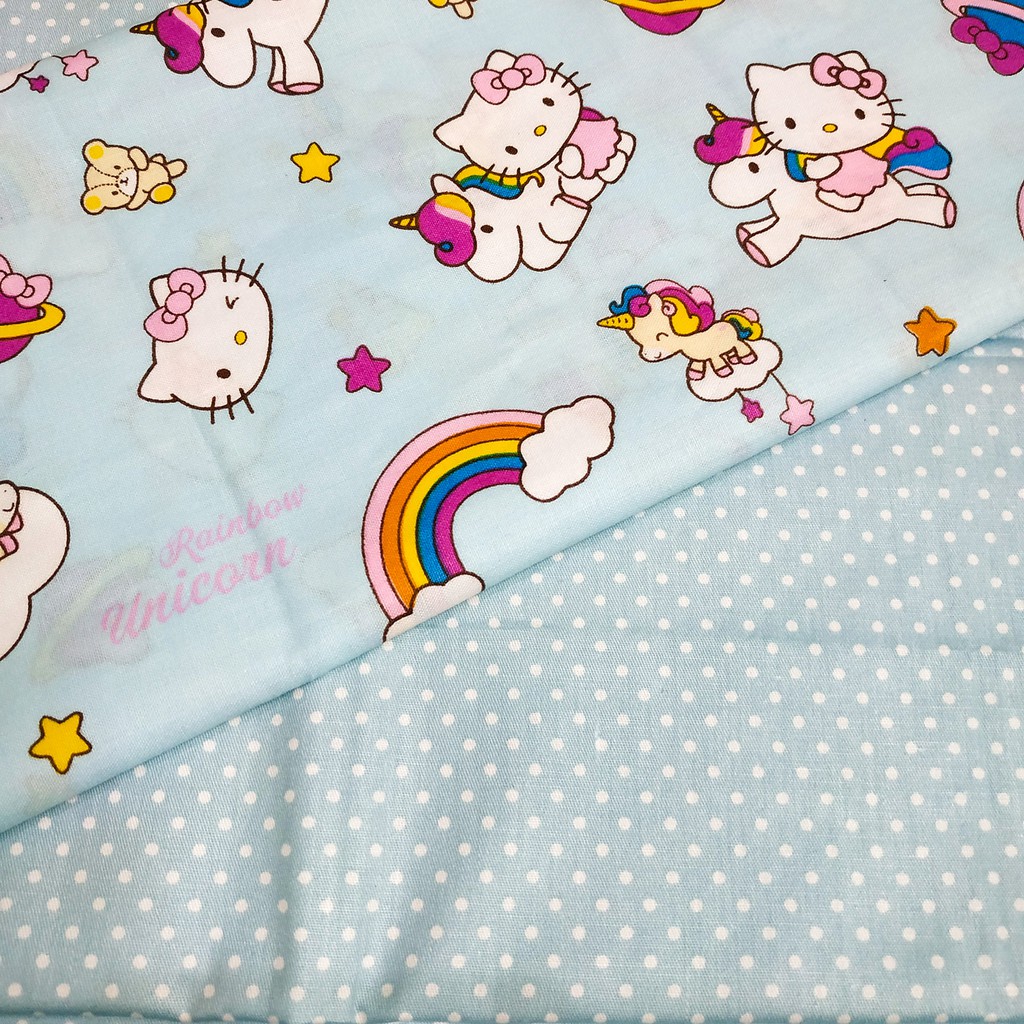 Masker Katun Motif ( Hello Kitty Unicorn )