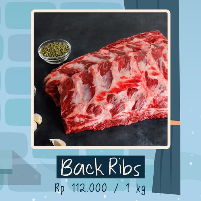 Jual Iga Sapi Premium Back Ribs Shopee Indonesia