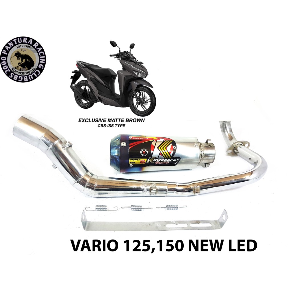 knalpot kawahara vario 125 vario 150 led