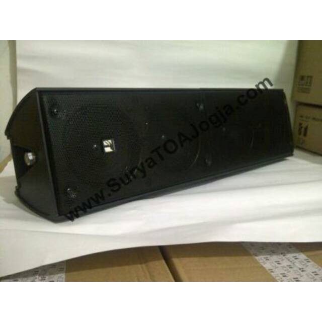 Speaker TOA ZS403CB ZS 403 CB 4 inch x 4 40 Watt W Hitam Black Column Spiker Serambi Masjid Mushola