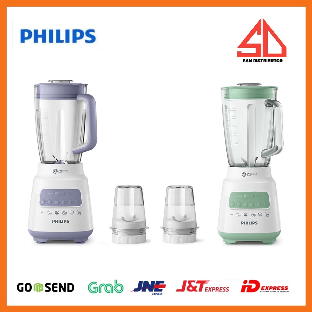 BLENDER PHILIPS KACA 2L HR2222 Garansi Resmi hr-2222