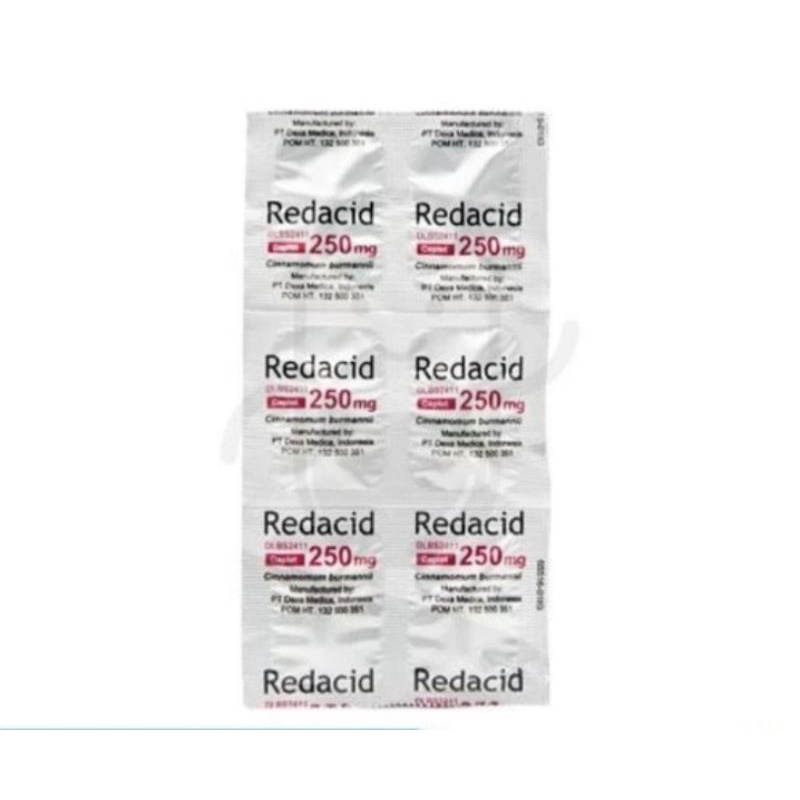 Redacid 250mg strip isi 6 kaplet