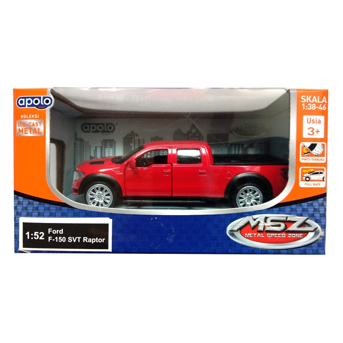 Apolo MSZ 1:43 Ford F150 Raptor Red