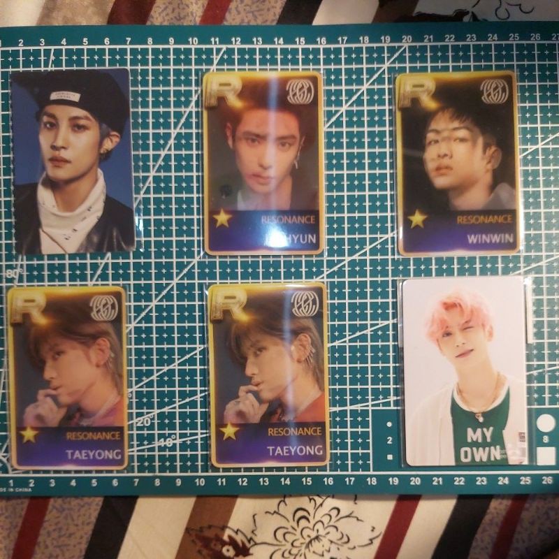 LENTICULAR FANMADE JAEHYUN TAEYONG WINWIN CASHBEE JAEHYUN PC STIKER YANGYANG RESONANCE