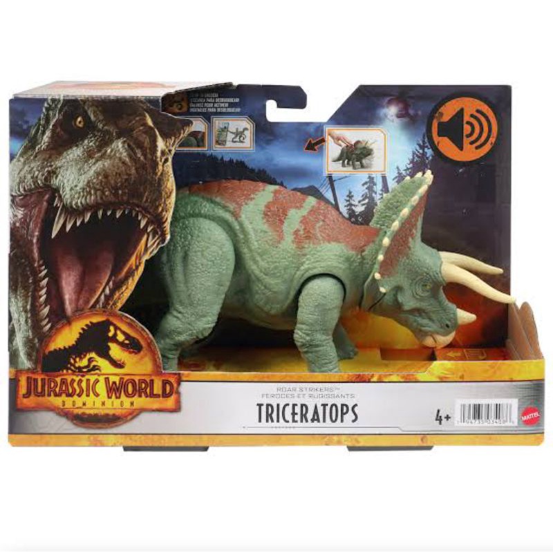 Jurassic World Dominion Roar Strikers Triceratops