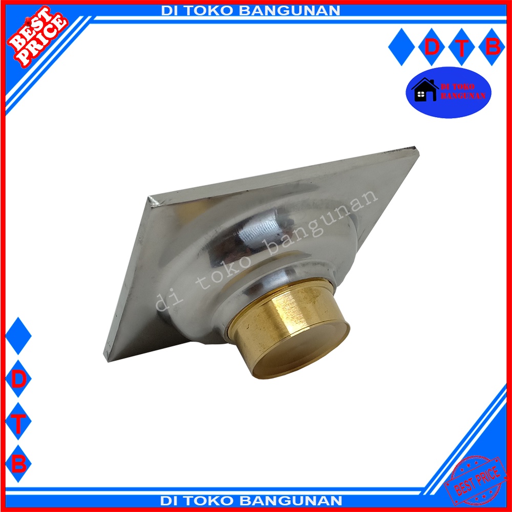 Saringan Got Kamar Mandi Stainless Steel Vezel Floor Drain 4 Inch