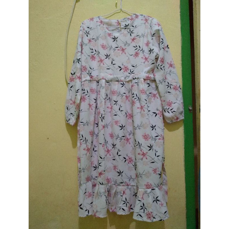 tunik bunga preloved
