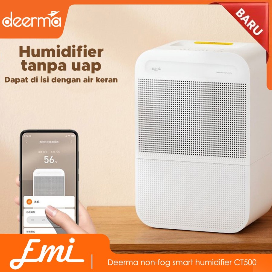 Deerma CT500 Non-Fog Smart Humidifier Tanpa Uap Mijia App 500ml/h