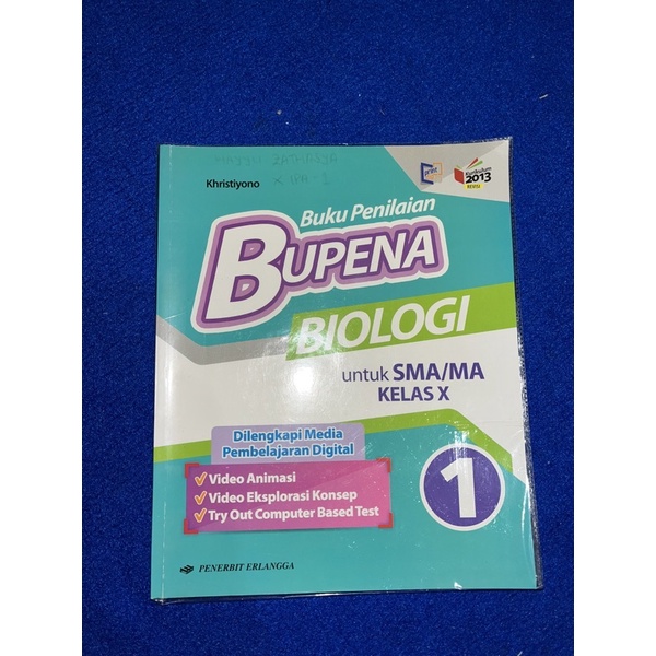 Buku Bupena Biologi kelas 10
