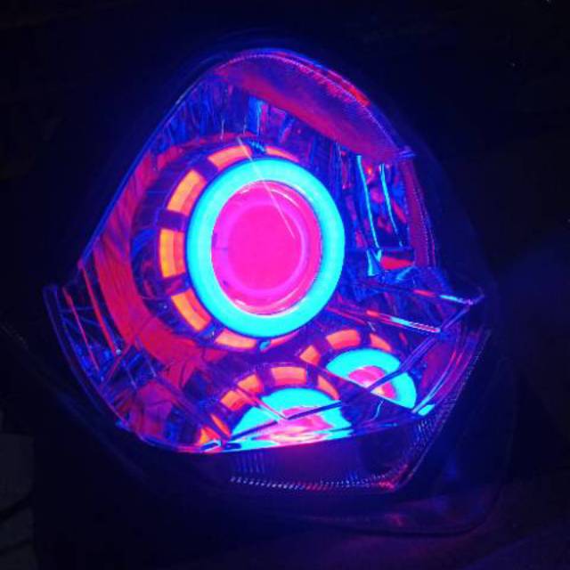 Lampu depan Vixion  proji led