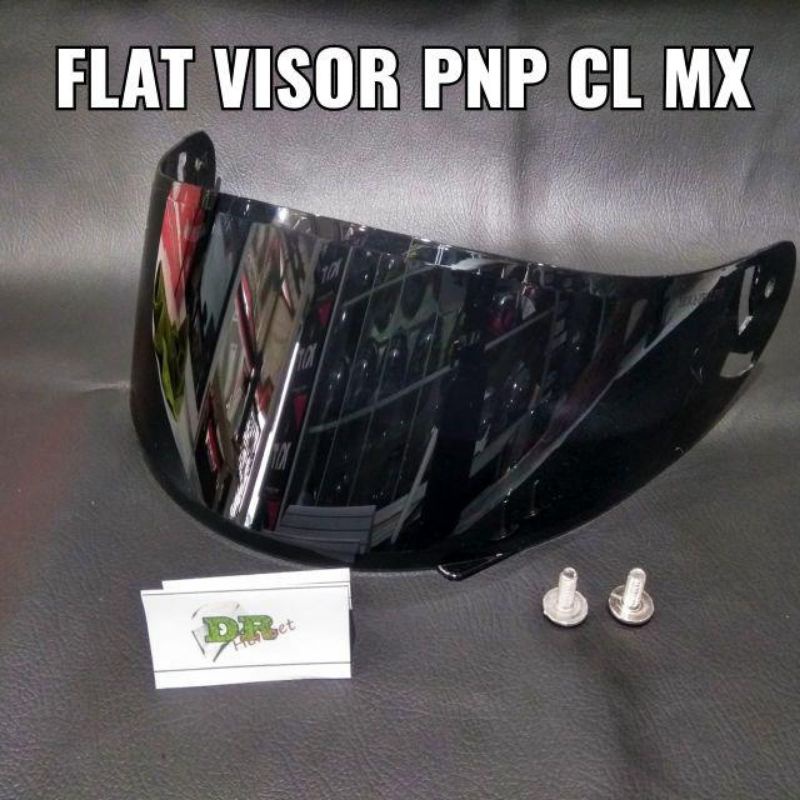 COD flat visor pnp ink cl max iridium gold  / silver / blue / hitam / bening / rainbow / iridium