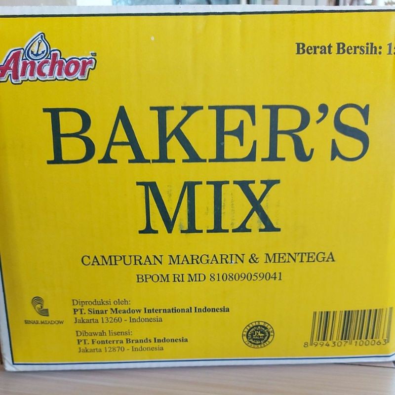 

bakers mix. butter anchor 500 gram