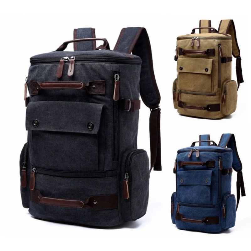 Tas Ransel Pria RDN 015 Distro Bandung Ransel Punggung Backpack denim ace backpacker denimprialaptop