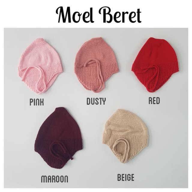 Topi Rajut Bayi - Moel Beret