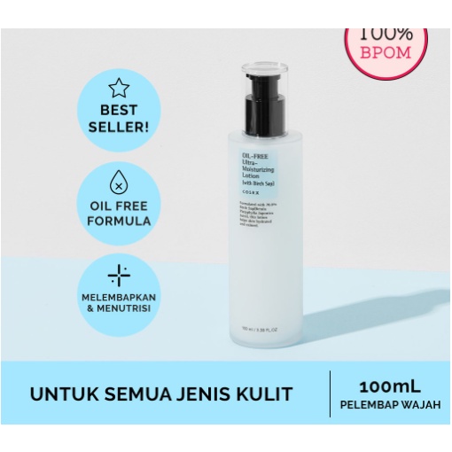 ☘️Yuri Kosmetik☘️ Cosrx Oil Free Ultra Moisturizer Lotion 100Ml