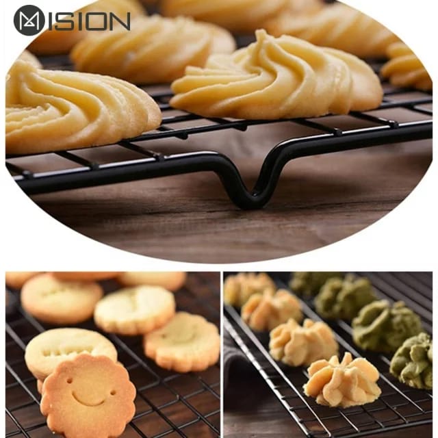 Cooling Rack Tatakan Kue Cake Single Rak Pendingin Biscuit Drying Net / Cooling Rack Grill Rak Cake Pendingin Kue Tatakan Grid 1 Tingkat Susun Peralatan Baking