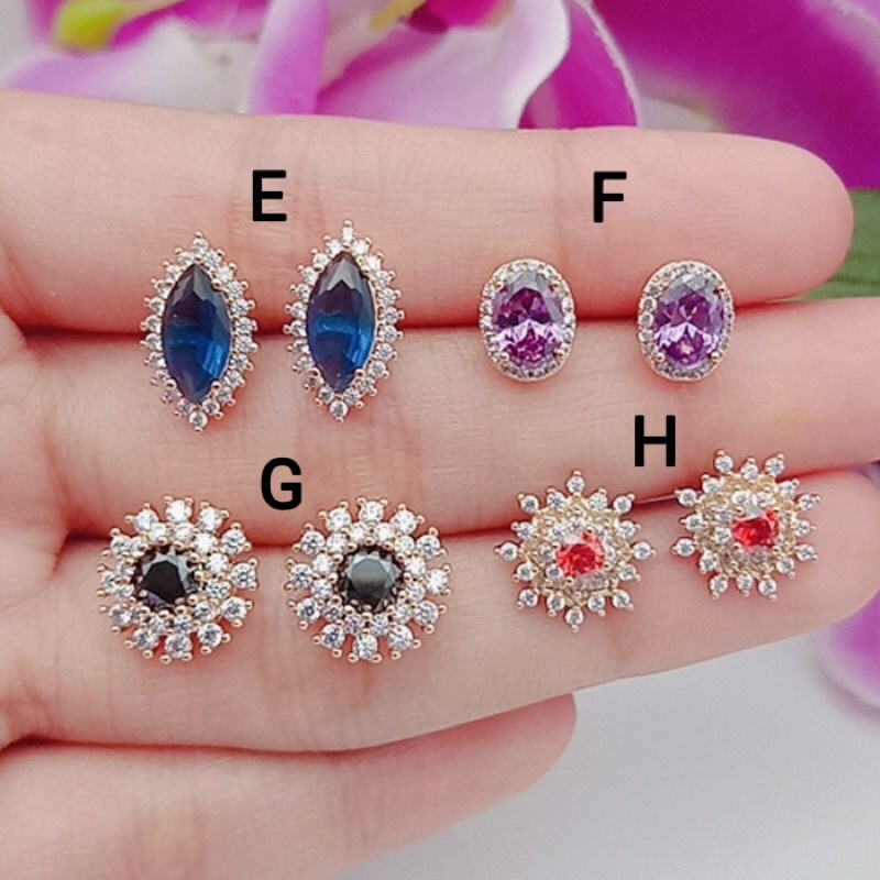 promo xuping anting wanita 24 model lapis mas 24 karat baru impor termurah star+-1
