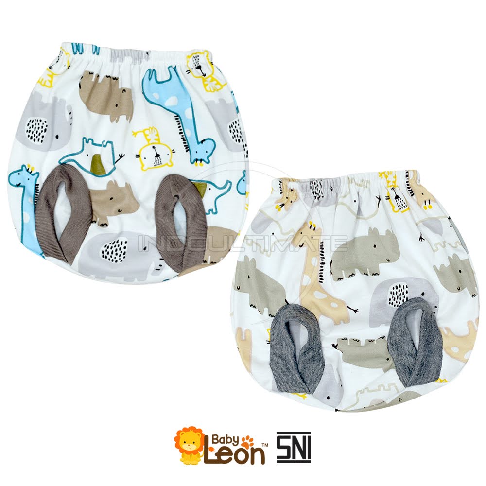 1Pcs  ZOO SERIES DS-116 Celana Pendek Bayi (0-3 Bulan) Celana Popok Bayi Celana Bayi Baru Lahir Celana Pop Bayi Celana Kodok Celana Popok Bayi Celana Harian Celana Kacamata