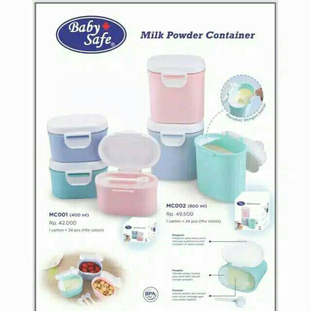 Baby Safe Milk Container Small MC001 / Large (MC002)