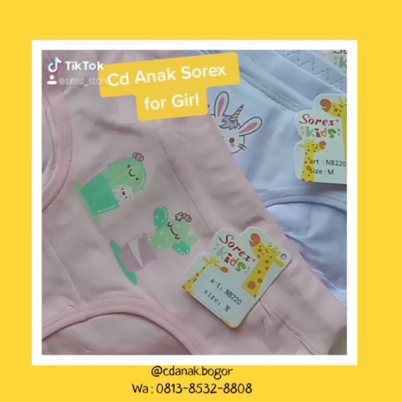 CD ANAK SOREX KIDS GIRL NB 220