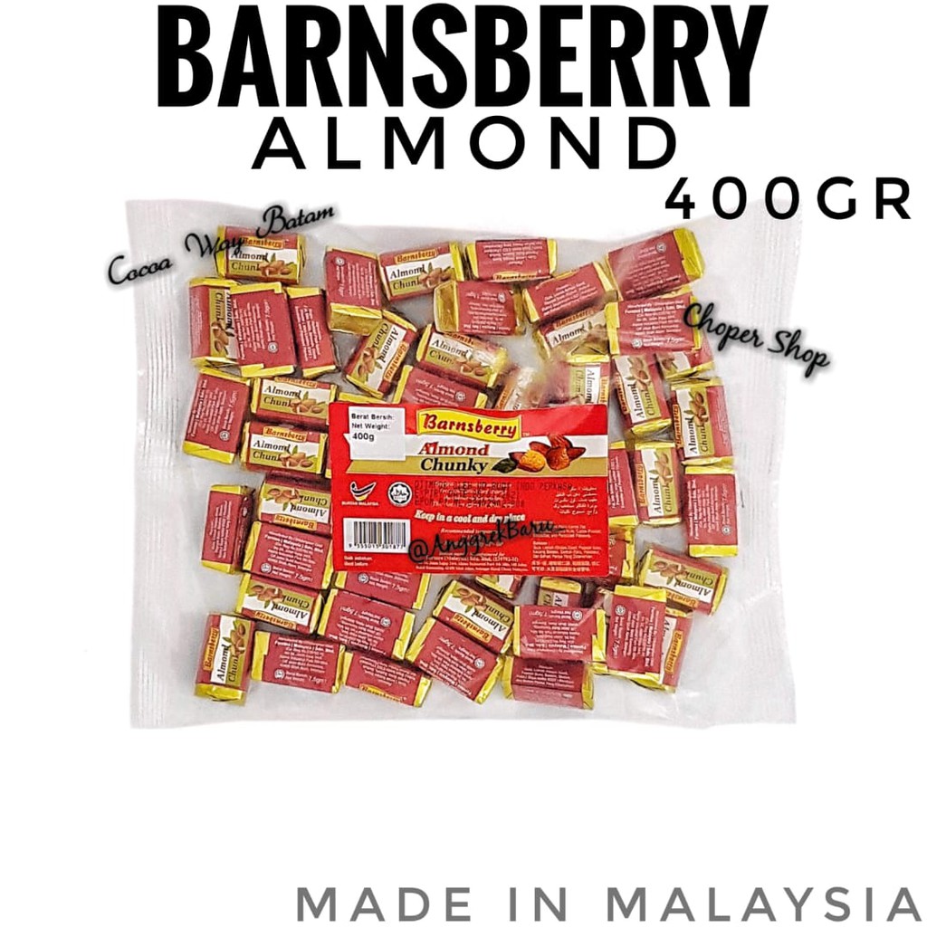 

Cokelat Barnsberry Chunky Chocolate 400gr / Coklat Barnsberry