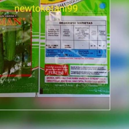 ► Benih bibit timun hibrida ROMAN F1 10 gram produksi pertiwi ☻