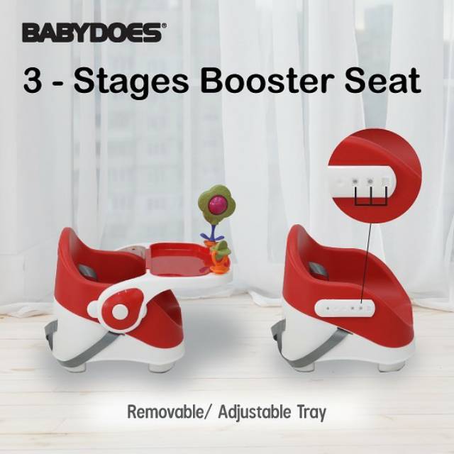 Babydoes baby does CH 7340 3 stages Booster Seat kursi makan bayi makassar