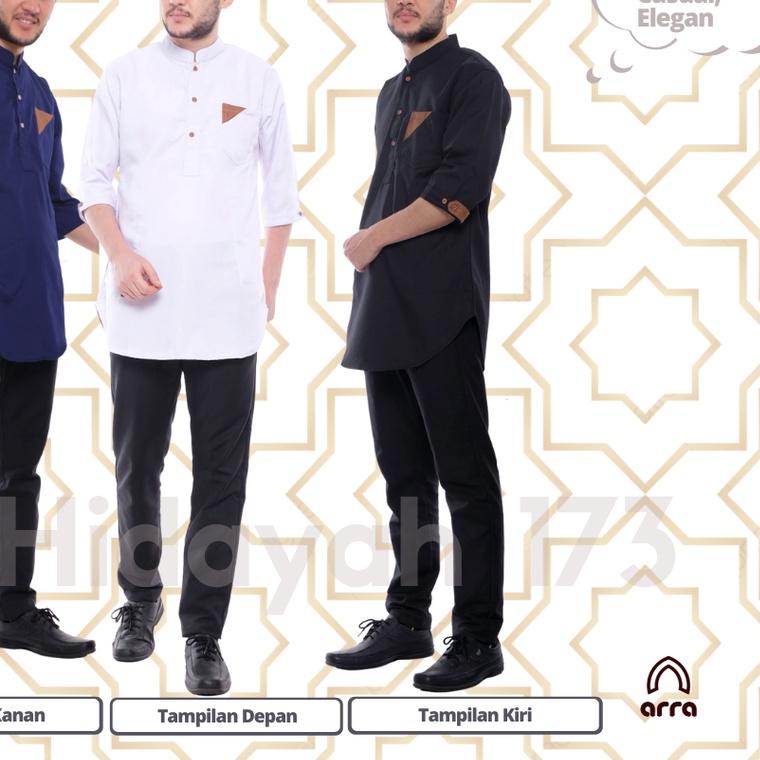 ➾ Baju Koko Pria Dewasa Lengan 3/4 Premium by ARRA Series Al Faruq - Qurta Kurta Pakistan Terbaru 20