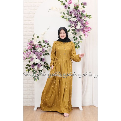 ELNARA gamis chibi rayon premium