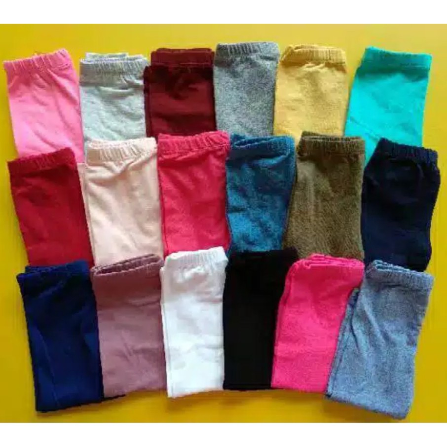 Legging Anak Polos 1-12 th ( Pilih Warna)