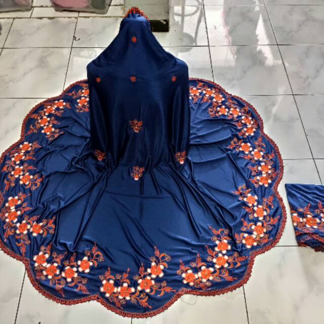 Mukena setelan trico (atasan + bawahan)